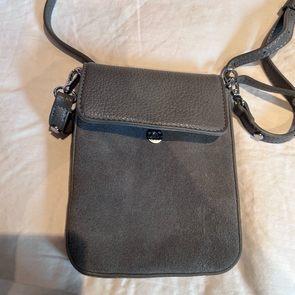 Leather and Suede crossbody